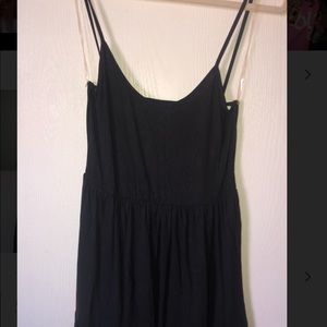 black spaghetti strap dress